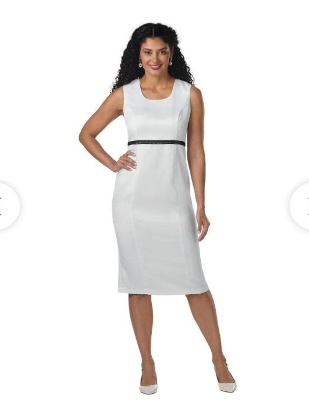 Masseys Plus Size 22W White Dress